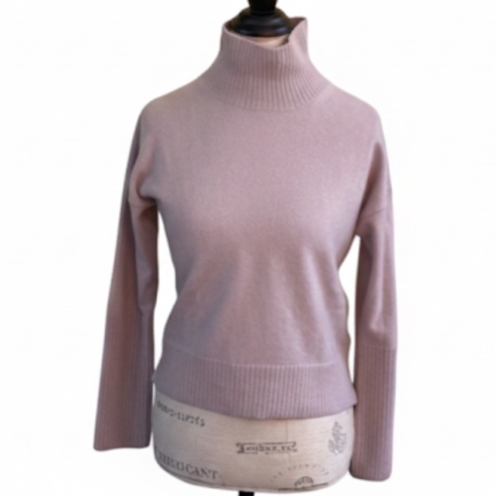 NAADAM Cashmere Drop Shoulder Hi-Lo High Neck Sweater Size XS New Without Tags!